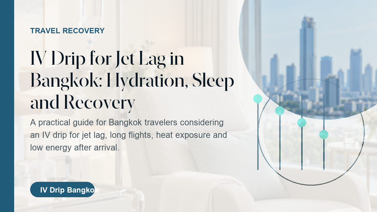 Jet lag IV drip Bangkok article cover