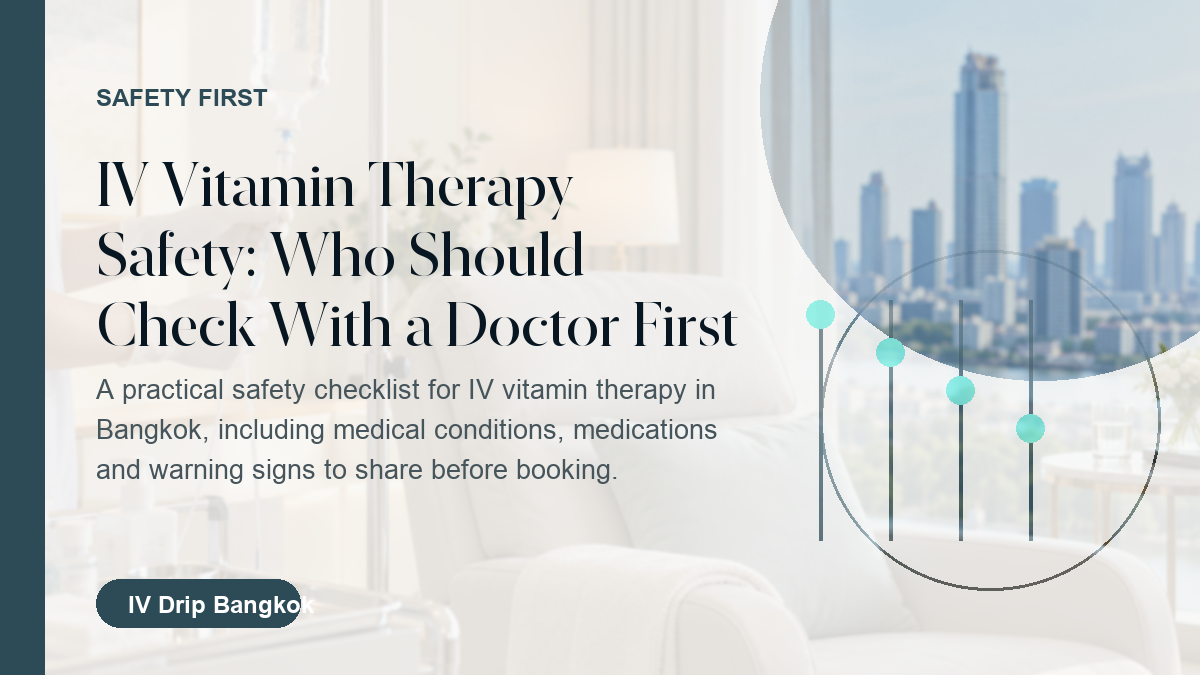 IV vitamin therapy safety Bangkok article cover
